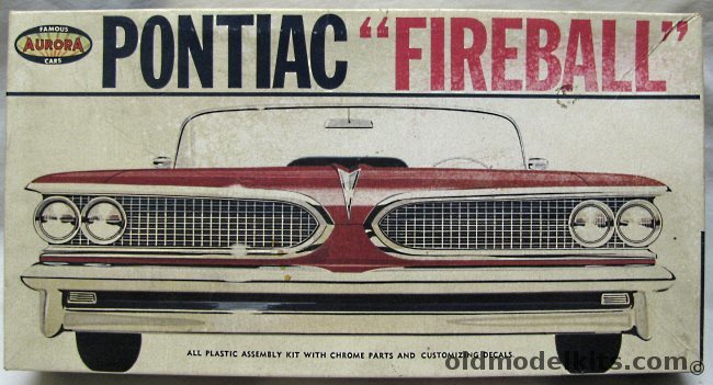 Aurora 1/25 1959 Pontiac Fireball, 565-198 plastic model kit